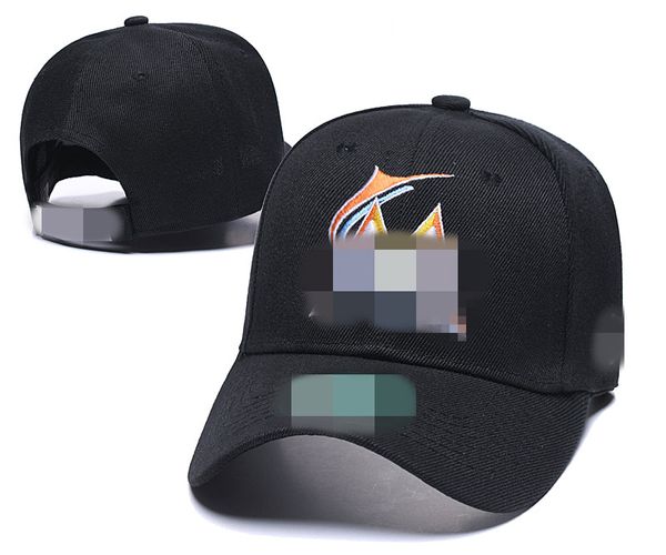 Nueva moda Marlins M letra gorra de béisbol deporte Snapback sombrero para mujeres hombres ajustable Casquettes chapeus HipHop gorras aa H2