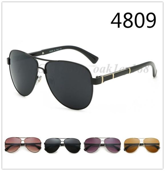 New Fashion Men Classic Vintage Metal Sun Grasses 4809 Brand Designer Sunglasses Men Femmes Sports Cycling Brand Sunglasses8809459
