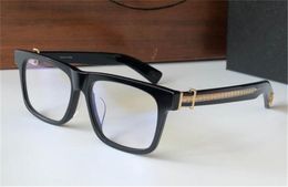 Nouvelle mode hommes lunettes optiques BOXLUN cadre carré classique avec boîte en cuir design de style vintage simple et polyvalent HD lentille claire de qualité supérieure