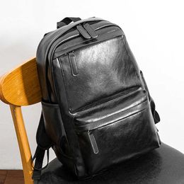 Nueva mochila de moda para hombre, versión coreana, mochila escolar para estudiantes universitarios de ocio, mochila para ordenador, bolsa para exteriores de gran capacidad 230526