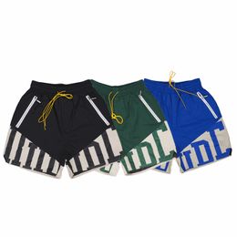 Nieuwe mode heren shorts quick drogende zwempak printen 2023 zomer plat strandbroek shorts short size Asia M-3XL