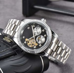 New Fashion Men Watch Tourbillon volontairement mécanique automatique montre des montres naturelles classiques Gentleman Business Wrists.