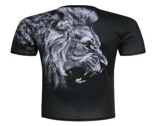 Nueva moda hombres mujeres camiseta 3d estampado de León diseñado elegante verano camiseta marca Tops camisetas talla grande M5XL6695122