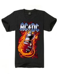 Nueva moda Men039s ACDC Rock Band camiseta hombres ac dc Men039s Camiseta de algodón verano estampado 3D Acdc camisetas para hombres Wo3204300