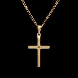 Nouvelle mode pour hommes en acier inoxydable Collier pendentif collier or pull d'or colliers hip hop collier