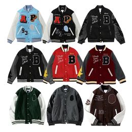 designer hommes veste manteaux d'hiver varsity veste hommes baseball uniforme femmes jakeket lettre motif broderie hiver veste hommes designer veste