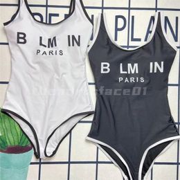 Femme maillots de bain Bikini mode une pièce costumes maillot de bain dos nu maillots de bain Sexy maillot de bain femmes vêtements taille S-XL