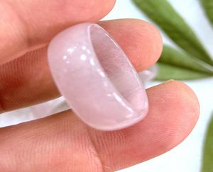 New Fashion Natural Light Purple Jade Ring Myanmar Jewelry 952737049