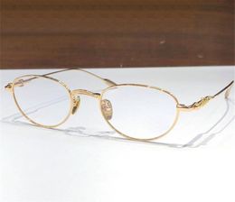 Lunettes au design optique, nouvelle mode, petite monture ovale, confort à la mode et avant-gardiste pour porter des lunettes transparentes, 8234