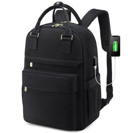 Nieuwe mode buiten reizende rugzak vrijetijding unisex grote capaciteit waterdichte zakelijke laptop tas schoolstudent waterdicht met USB -poort nr. 2305 78688