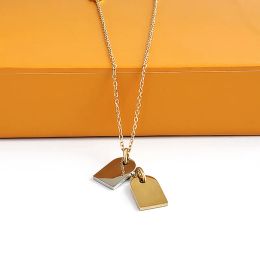 Colliers avec pendentif en acier inoxydable 316L, nouvelle mode, Design de styliste, collier de Couple pour hommes et femmes, vente en gros