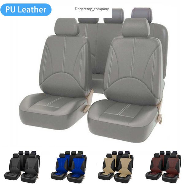 Nouvelle mode PU cuir Auto universel siège de voiture couvre respirant avant arrière protecteur accessoires