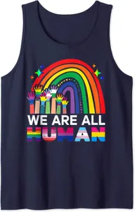 Nouvelle mode pure femmes hommes gilet nous sommes tous alliés de la fierté humaine LGBT drapeau Gay Pride mois débardeur