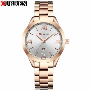 Mode de luxe montre en or Rose femmes montres à Quartz femmes robe montre-bracelet dames femme fille horloge reloj mujer