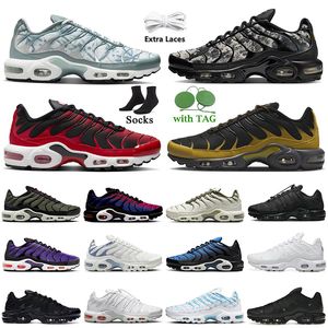 2024 plus tn 3 heren dames hardloopschoenen tns designer toggle vetersluiting ligh bone olijf Waterway Aquarius Blue Armory Blue White Green Triple Black Red Trainers Sneakers