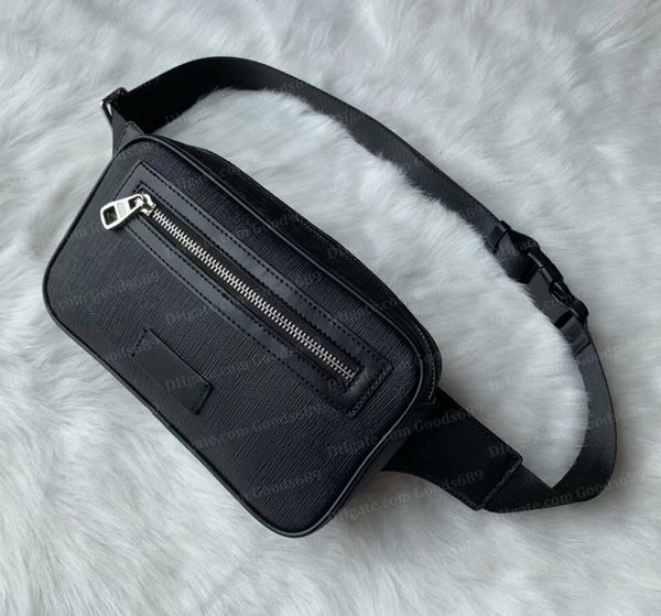 Bolsas de cintura de moda Diseñador de lujo Unisex Hombres Mujeres Cuero Deporte Corredor Fanny Pack Belly Cinturas Bum Bag Fitness Correr Cinturón Bolsa Back Grid Bolsas