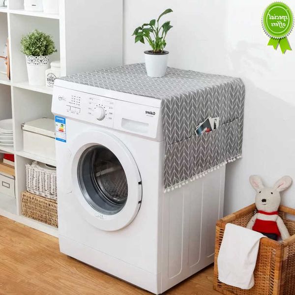 Nouvelle mode Simple Machine à laver housse anti-poussière réfrigérateur organisateur réfrigérateur couverture étanche appareils ménagers étui anti-poussière