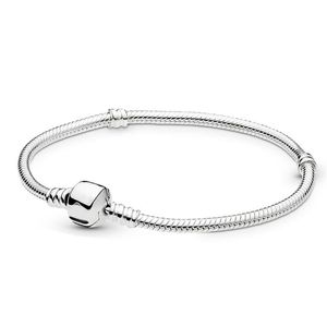 Nouveau bracelet de bracelet d'os de serpent de mode pour Pandora 925 personnalité en argent sterling bracelet de perles de tempérament sauvage avec original254K