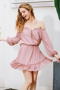 Abiti casual Fashion Solid Pink Sexy Loose Women Summer Beach Dress Plus Size S-XL