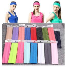 Nieuwe Mode Solid Sport Yoga Dance Biker Breed Hoofdband Hood Stretch Ribbon Haarband Elastische Meisje / Dames Hoofd Wrap