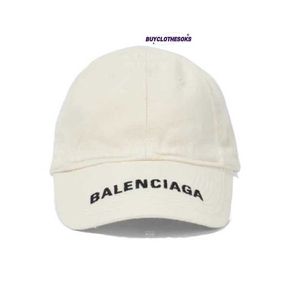 Nieuwe mode sport honkbal petten Hip Hop Face Strapback Golf Caps Blnciaga unisex Letter Logo geborduurde witte honkbalhoedhoed