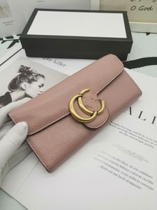 Nuevo estilo de moda Carteras de diseñador Lujos para hombre para mujer Bolsos de embrague de cuero Letras clásicas de alta calidad Monedero con caja original Titular de la tarjeta comprobada 0001