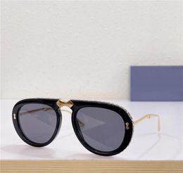 Nouvelles lunettes de soleil de mode 0307 Pilot pliable avec Crystal Diamond Frame Summer Avantgarde Style Popular UV400 Lens Top Quality3770210