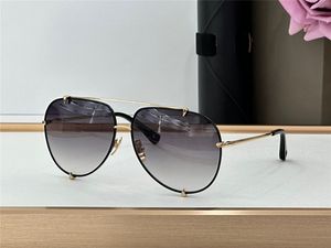 Nieuwe mode zonnebril 23007 TALON mannen ontwerp metalen vintage brillen pilot frame UV 400 lens outdoor brillen topkwaliteit