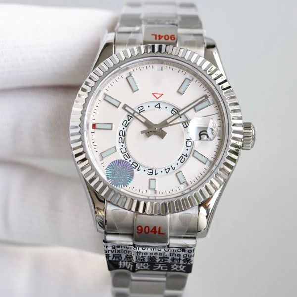 Nouvelle montre de mode pour hommes montre de luxe Designer 40MM montres pour hommes mouvement automatique en acier semaine calendrier montre-bracelet sans boîte