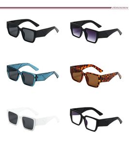Nieuwe mode-top vierkante casual zonnebril, gepolariseerde bril met doos