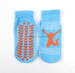 Nueva moda Trampolín calcetines para niños adultos niños antideslizante silicona sox yoga fitness Baile calcetines deporte salto calcetín gimnasio deportes media Alkingline