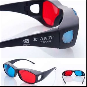 Lunettes 3D de type universel, nouvelle mode, lunettes 3D rouge bleu Cyan, lunettes en plastique anaglyphe 3D