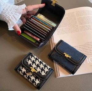 Nieuwe mode -portefeuilles Designer Bags Luxury Cardholder Coin Portemonches Letterkaarthouders Heren Women Standard Wallet