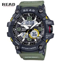 Nuovo orologio di moda LED da uomo orologi sportivi impermeabili orologi elettronici digitali da uomo Relógios Masculinos2874