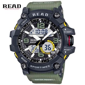 Nouvelle montre de mode LED hommes montres de sport étanches montres électroniques numériques hommes Relogios Masculinos257U