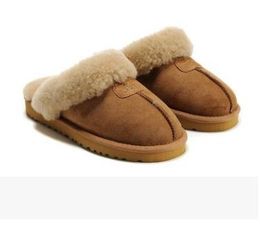 Nouvelle mode WGG S5125 divers styles bottes d'intérieur en cuir hommes et femmes coton pantoufles bottes de neige livraison gratuite taille 35-45