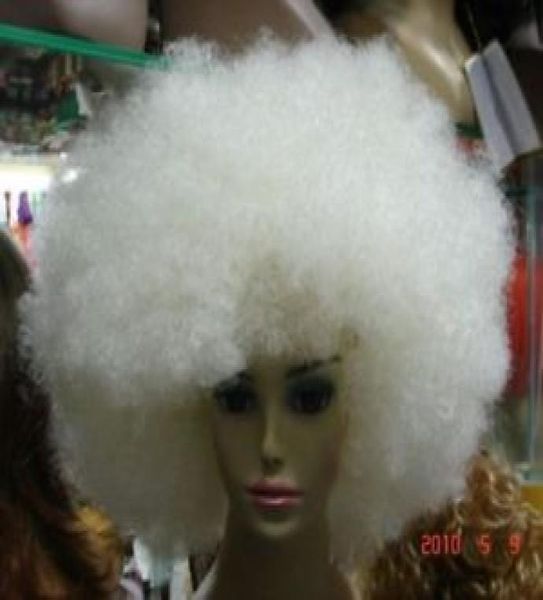 New Fashion White Big Afro Hair Wig For Women Wig Deliver08954713