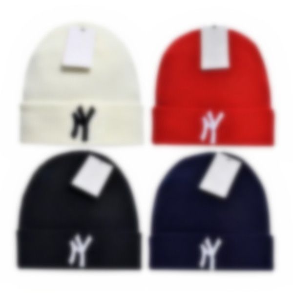 Nueva moda invierno ny Beanie sombreros tejidos equipos deportivos béisbol fútbol baloncesto gorros gorras mujeres y hombres gorras superiores