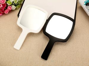 New fashion acrylic makeup handle mirror   2017 high-quality portable vanity mirror with gift box