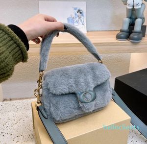 Nouvelle mode femmes designer hiver sac à main 2023 sac à bandoulière en laine fourre-tout de luxe sac à main portefeuille sacs à bandoulière sac à dos petite mini chaîne sacs à main pour cadeaux de Noël