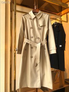 New Fashion Women Angleterre Design Trench Coat / Real Quality Proof Cotton Plus Long Style Double poit