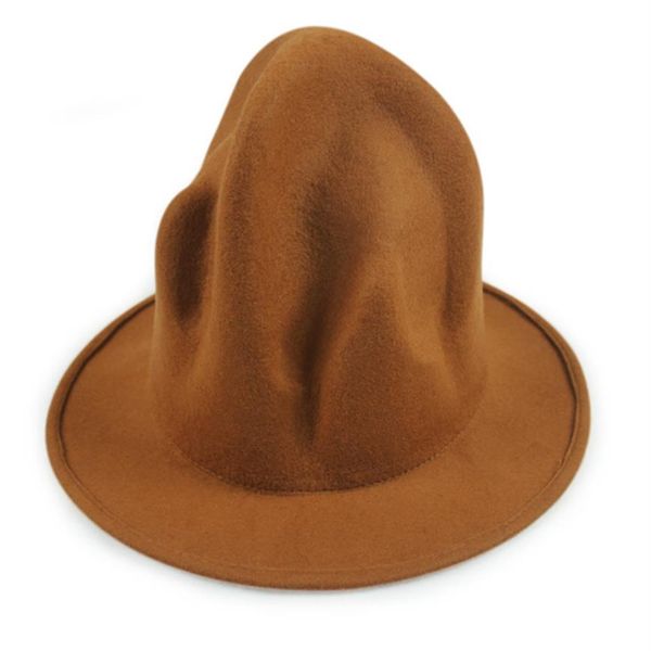 Nueva moda mujeres hombres 100% lana sombrero de montaña Pharrell Williams Wasten estilo famoso fiesta novedad Buffalo hat240F