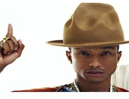 NUEVA FAMINA MUJER Men Wool Mountain Hat Pharrell Williams Partido de estilo Celebrity Fiesta Novela Buffalo Hat5266204