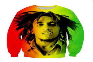 Nieuwe mode -vrouwen /heren reggae grappige 3D print Crewneck sweatshirt jumper vrouwen /mannen modekleding XS0311227649