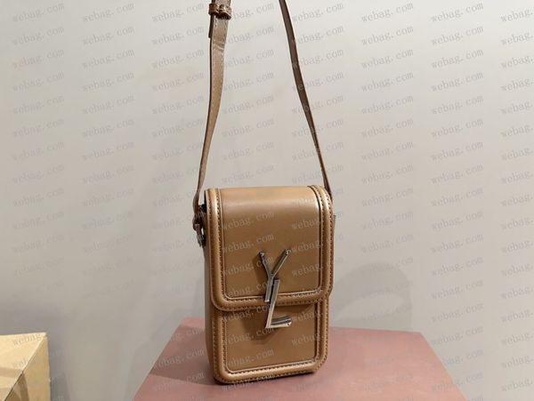 Mini sac à bandoulière pour femmes, nouvelle mode, sacoche de marque de styliste, classique de haute qualité, sac de luxe pour téléphone portable, portefeuille 11x17cm