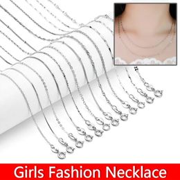 Nouveau mode femmes pendentifs bijoux filles collier mince chaîne dames colliers bracelet décoration avec des cadeaux en gros