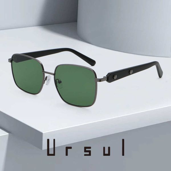 Nouvelles lunettes de soleil en métal à la mode Lunettes de soleil résistantes UV Lunettes de soleil haut de gamme 7803