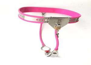 Nuevo cinturón femenino bondage cerraduras dispositivo fetiche desgaste juguetes sexuales para mujer panty esclavo bdsm productos de acero inoxidable H0063097146