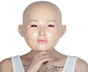 Nouveau masque féminin Latex Silicone Machina Masques de peau humaine réaliste Halloween Dance Masquerade Beau sexe révéler les femmes Girl5003677