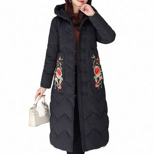 Nouveau Fi Causal Parkas pour femmes manteaux épais avec capuche chaude hiver LG impression vestes 2023 femmes vêtements f0vV #